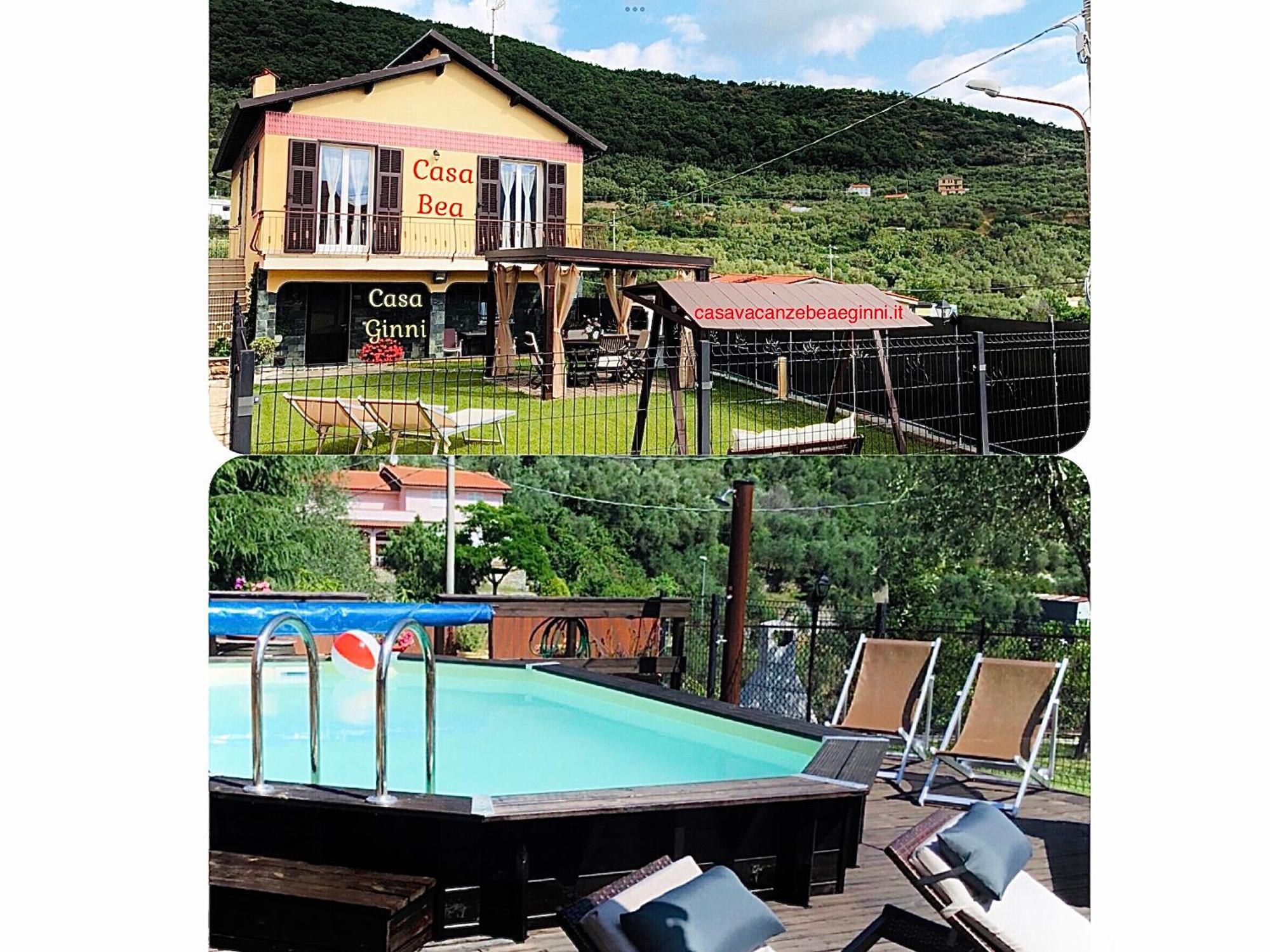 Casa Ginni Con Piscina E Giardino Caravonica Exteriér fotografie